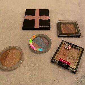 Too Faced Pink and Black Makeup Palette some new some slightly used